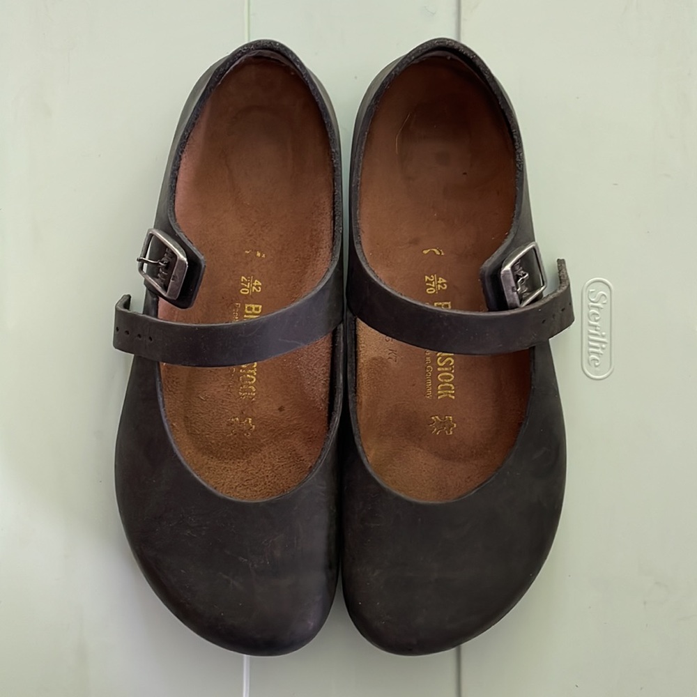 Black Birkenstock Mary Janes